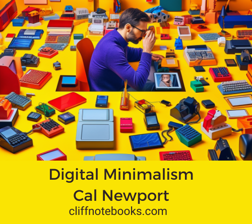 Digital Minimalism Cal Newport Cliff Note Books