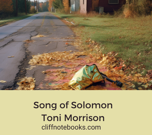song of solomon Toni Morrison cliff note books