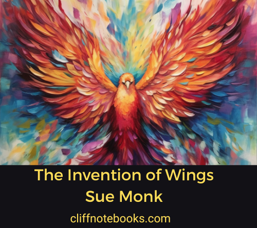 invetion of wings sue monk cliff note books