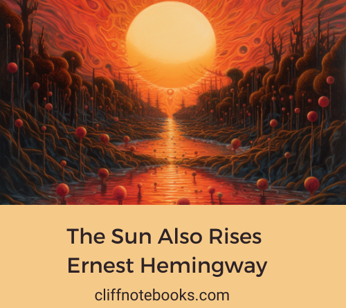 the sun also rises ernest hemingway cliff ntoe books