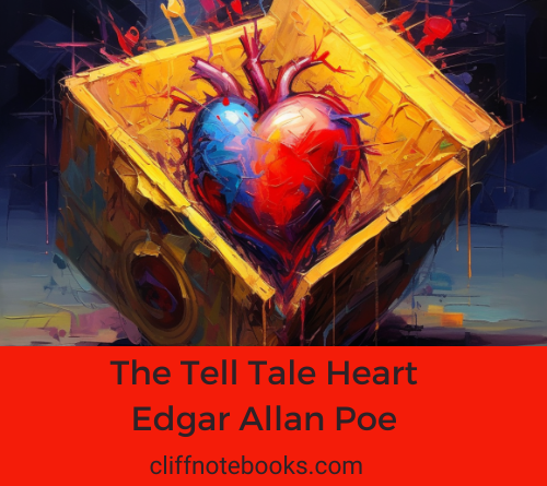 the tell tale heart edgar allan poe cliff note books