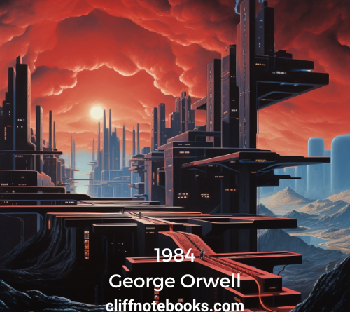 1984 George Orwell cliffnotebooks
