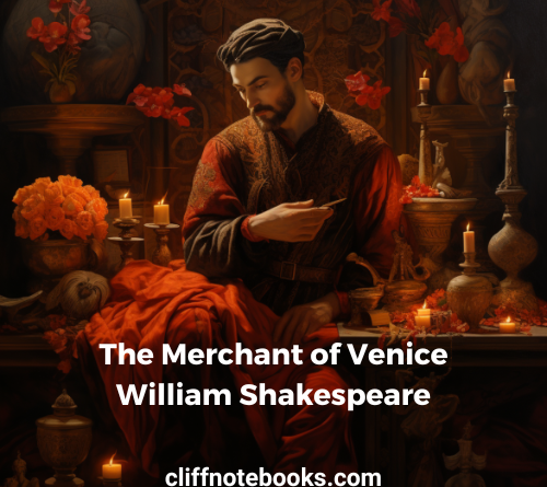 the merchant of venice william shakespare cliffnote books