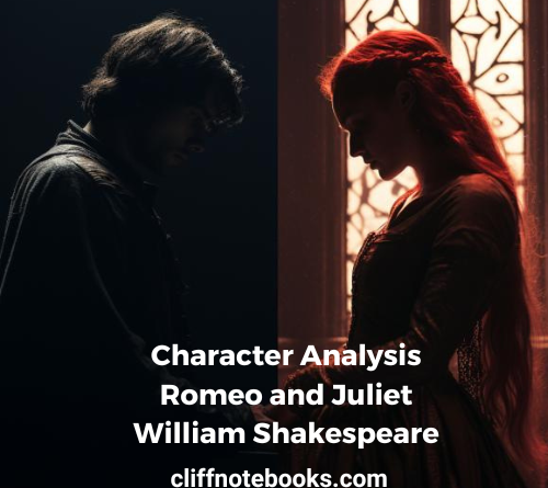 Character Analysis Romeo and Juliet William Shakespeare Cliff Note Books