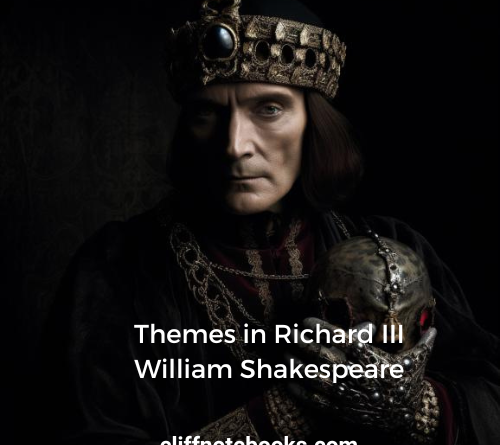 themes in richard III william shakespeare cliff note books